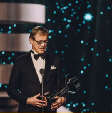 Markku Kanerva after receiving coach of the year award